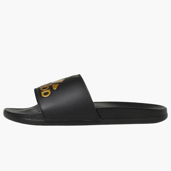 Adidas adilette Comfort Slides Core Black Gold Metallic