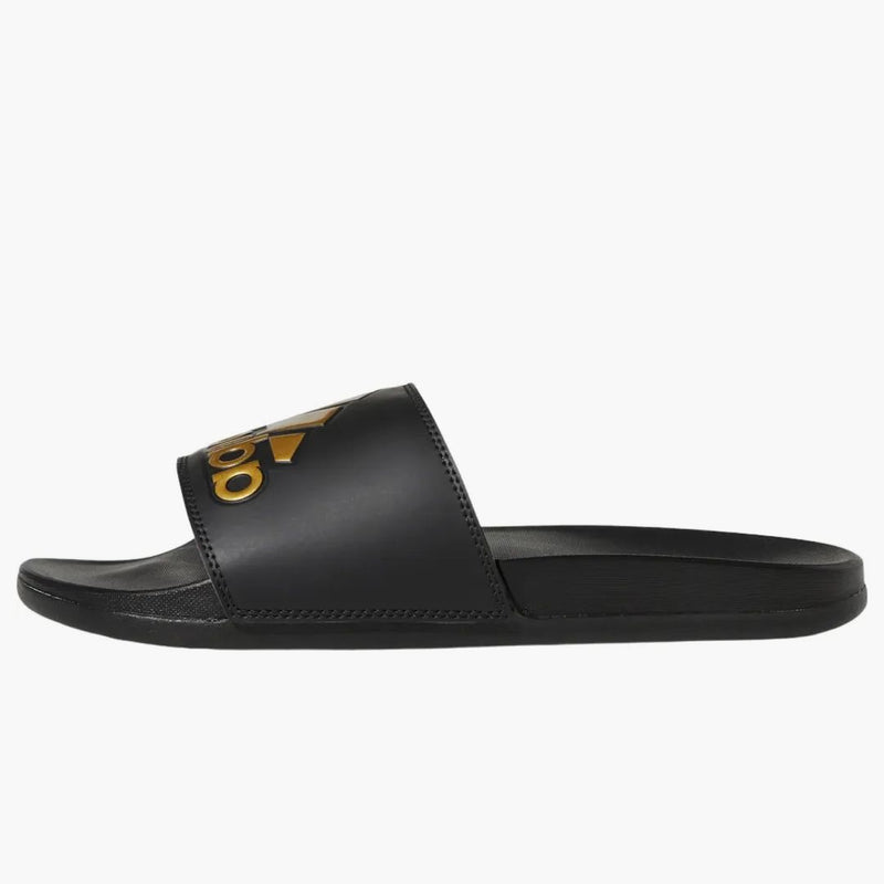 Slide di comfort adidas Adilette Core Gold Black Metallic