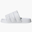 Adidas Adilette Essential Slides Triple White (women's)