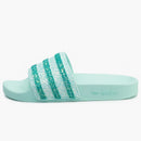 Adidas Adilette Glitter Frozen Mint (women's)