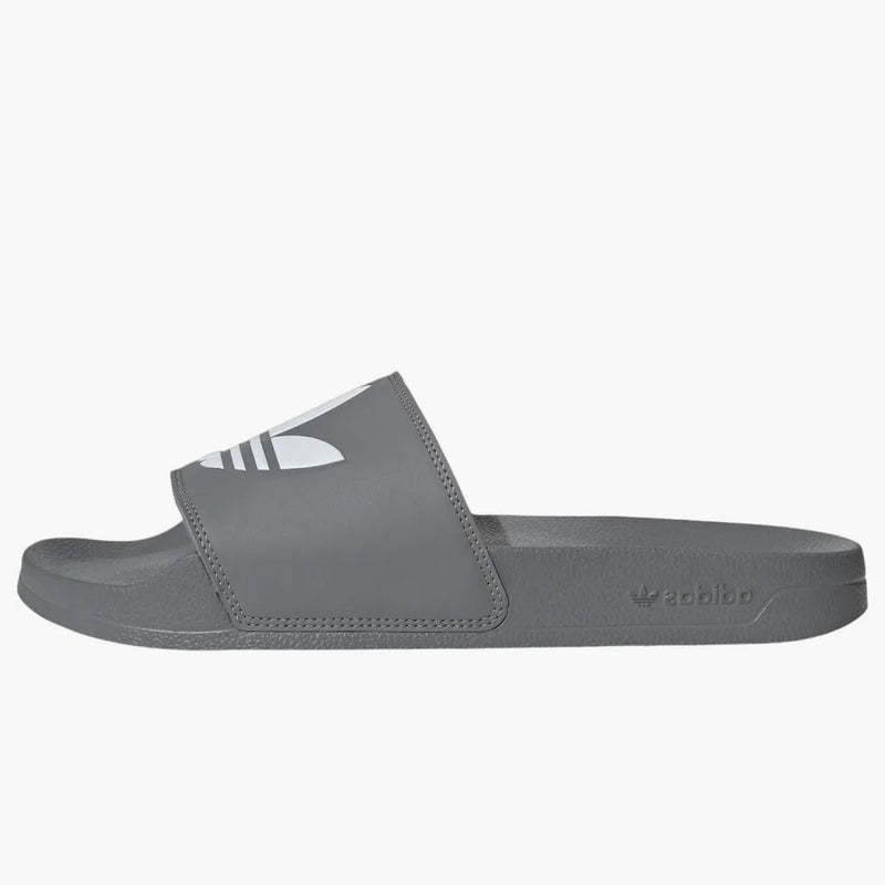 Adidas adilette lite diapositive nuvola grigia bianca