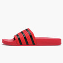 Adidas Adilette Real Coral Black-real Coral