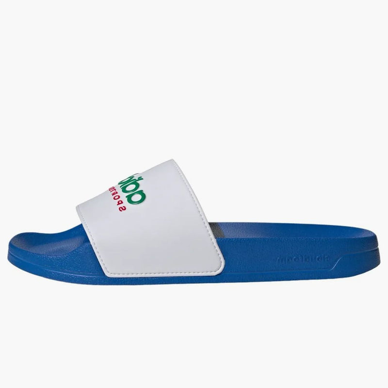 Adidas Adilette Dochou Slide Bright Royal Cloud White Team Green