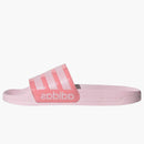 Adidas Adilette Shower Slides Clear Pink Super Pop