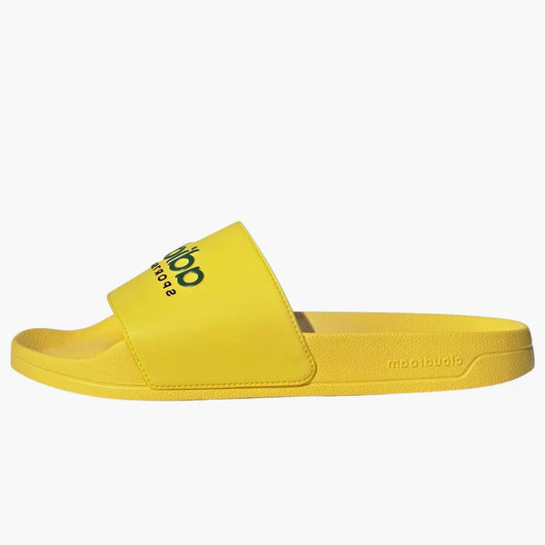 Adidas Adilette Shower Slides Yellow Collegiate Green