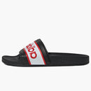 Adidas Adilette Slides Core Black Red Cloud White
