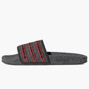 Adidas Adilette Slides Vivid Red Solid Grey