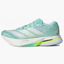 Adidas Adizero Boston 13 Semi Flash Aqua Zero Metalic Lucid Lemon (women's)