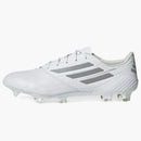 Adidas Adizero F50 4 Leather Fg White Silver Metallic