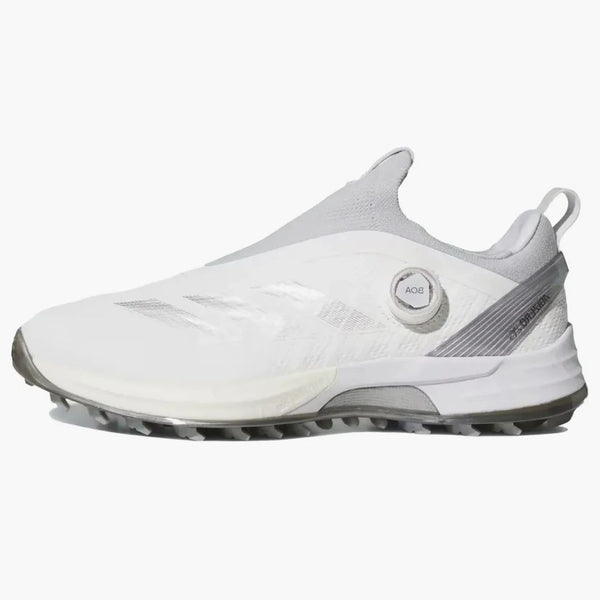 Adidas Adizero Zg Boa Spikeless Golf Cloud White Silver Metallic