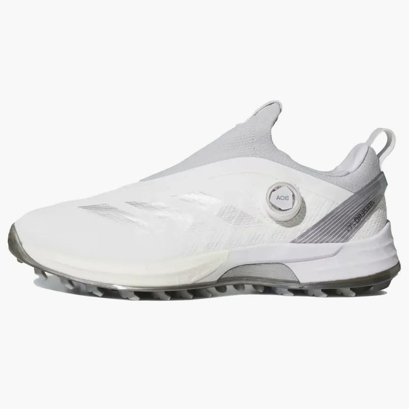 Adidas Adizero ZG Boa Spikeless Golf Cloud White Silver Metallic