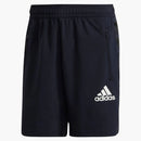 Adidas aeroready designed to move motion logo shorts legend ink/white
