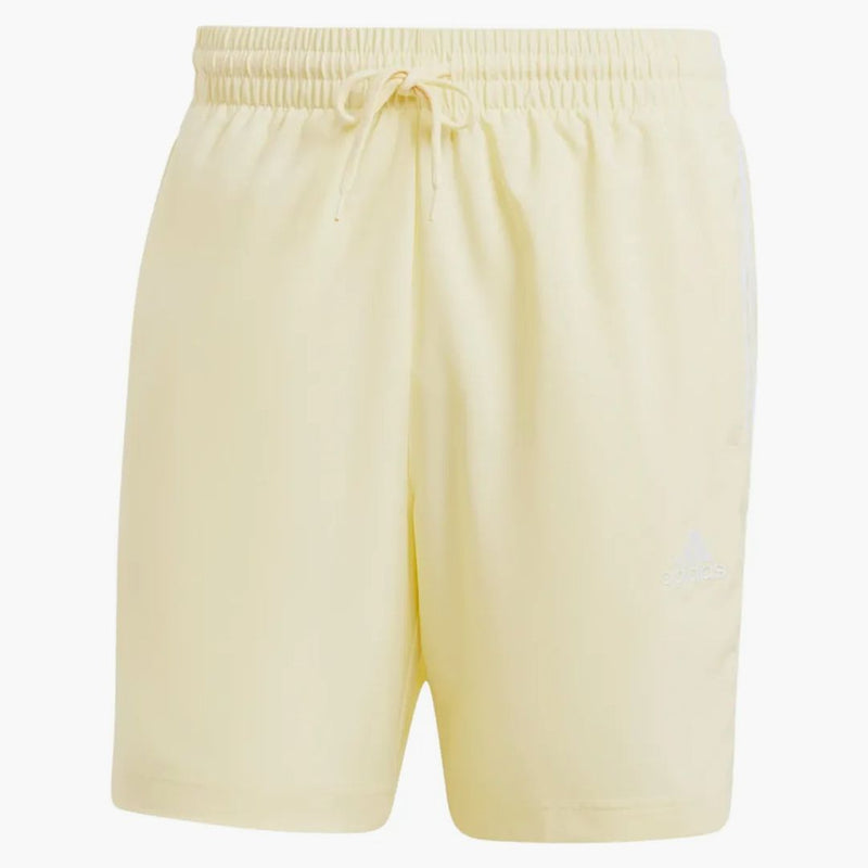 Adidas Aeroready Essential Chelsea 3-stripes shorts almost yellow