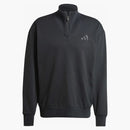 Adidas all Szn Fleece Quarter-Zip crew sweatshirt black