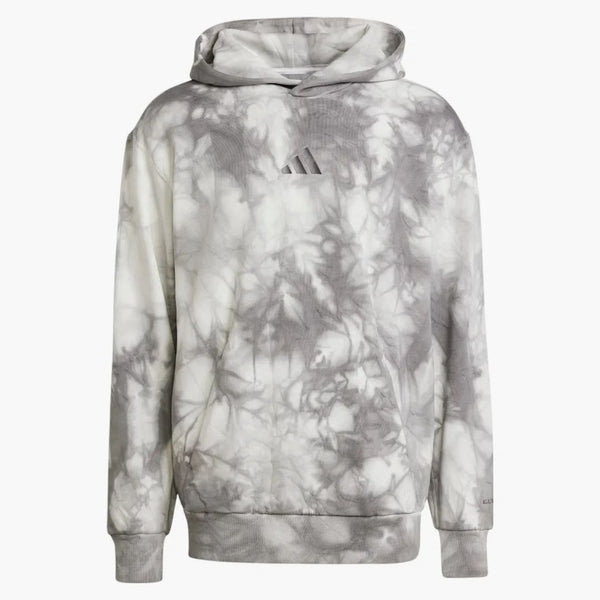 Adidas All SZN Fleece Washed Hoodie Grey Four