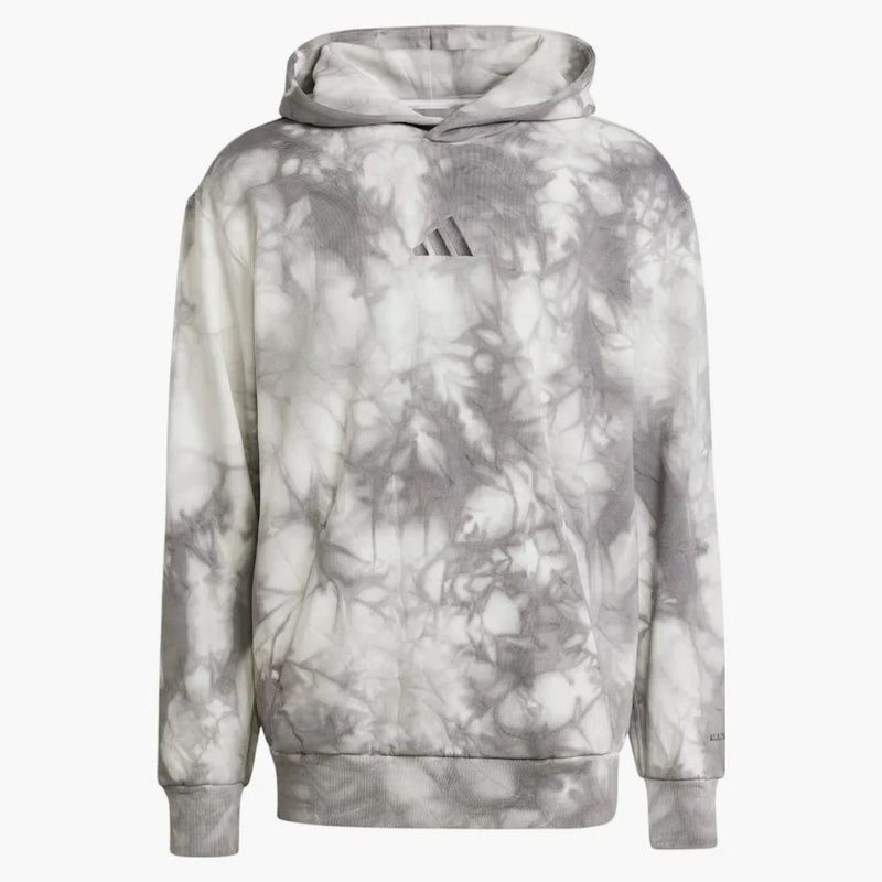 Adidas All SZN Fleece Washed Hoodie Grey Four