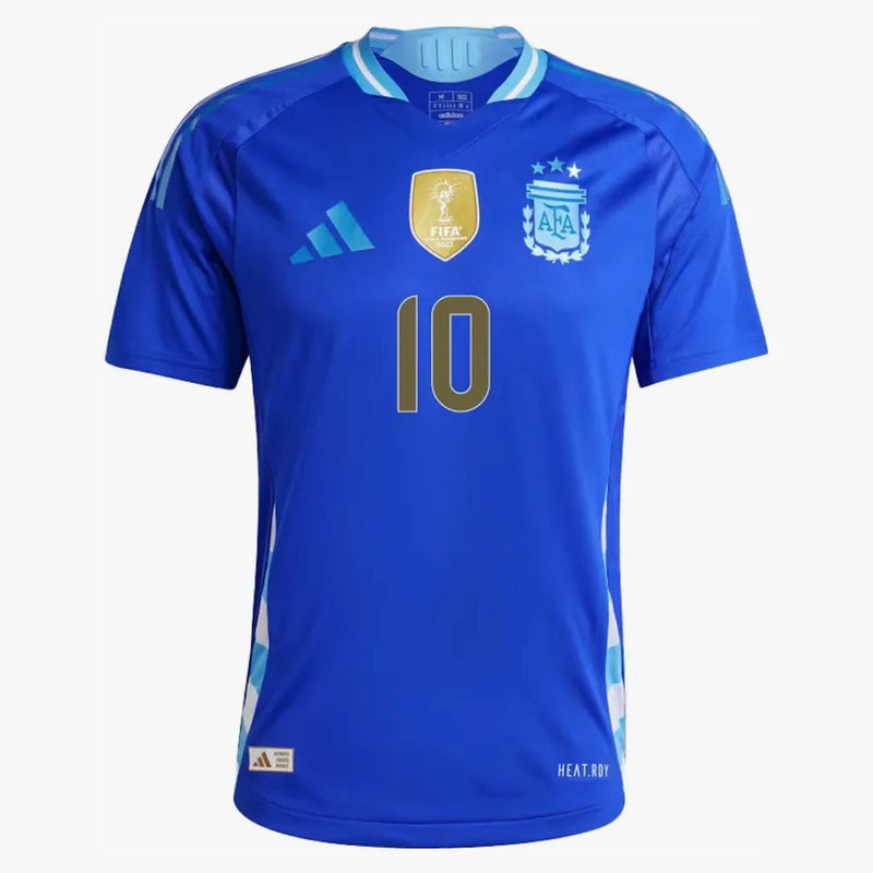 Adidas Argentina 2024/25 Messi Away Away autentické dres Lucid Blue/Blue Burst
