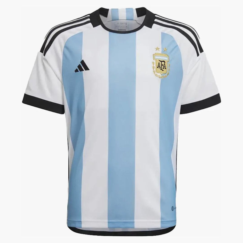 Adidas Argentina 22/23 Kids Home Jersey White/Light Blue