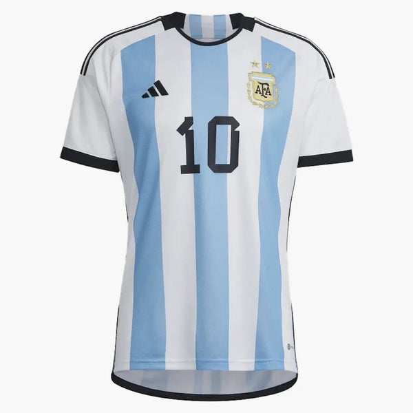 Adidas Argentina 22 Messi Home Jersey White/Light Blue