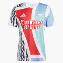 Adidas Arsenal 24/25 Pre-Match Jersey Better Scarlet/White/Black/Clear Aqua