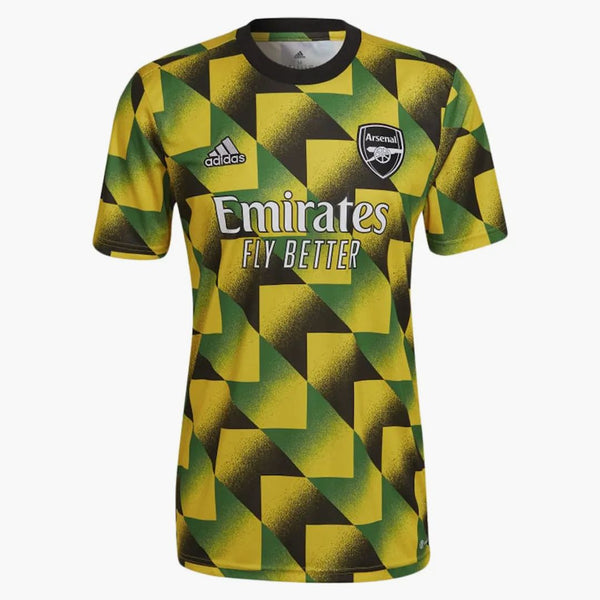 Adidas Arsenal Fc Pre-match Jersey Eqt Yellow/green/black (2022)