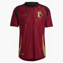 Adidas Belgium 2024 Home Authentic Jersey Team Coll Burgundy