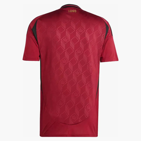 Adidas Belgie 24 Home Jersey Team Coll Burgundsko