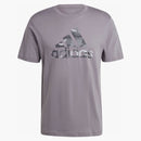 Adidas Camo Badge Of Sport Graphic Tee Grey Four