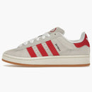 Adidas Campus 00s Crystal White Better Scarlet (women's)