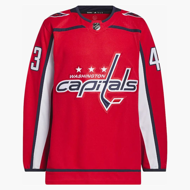 Adidas Capitals Wilson Home Authentic Jersey Red