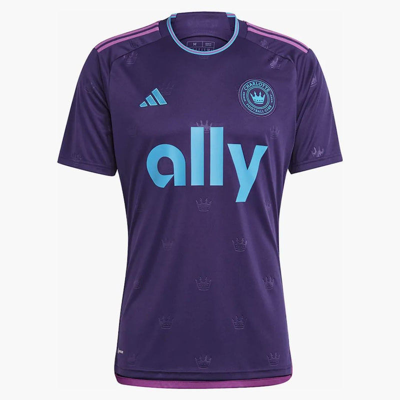 Adidas Charlotte FC 23/24 Drys Dark Purple/Sharp Blue
