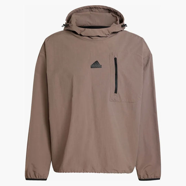 Adidas City Escape Woven Hoodie Earth Strata