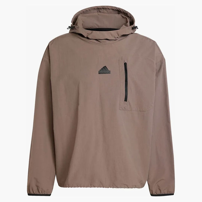 Adidas City Escape Woven Hoodie Earth Strata
