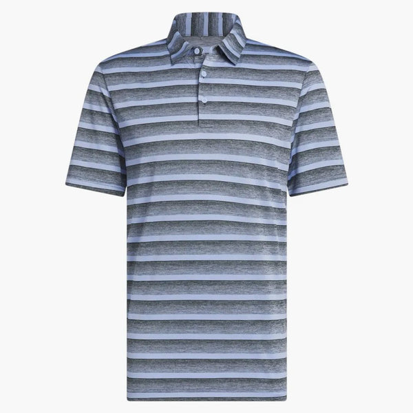 Adidas -color pruhovaná polo košile černá/modrá jiskra