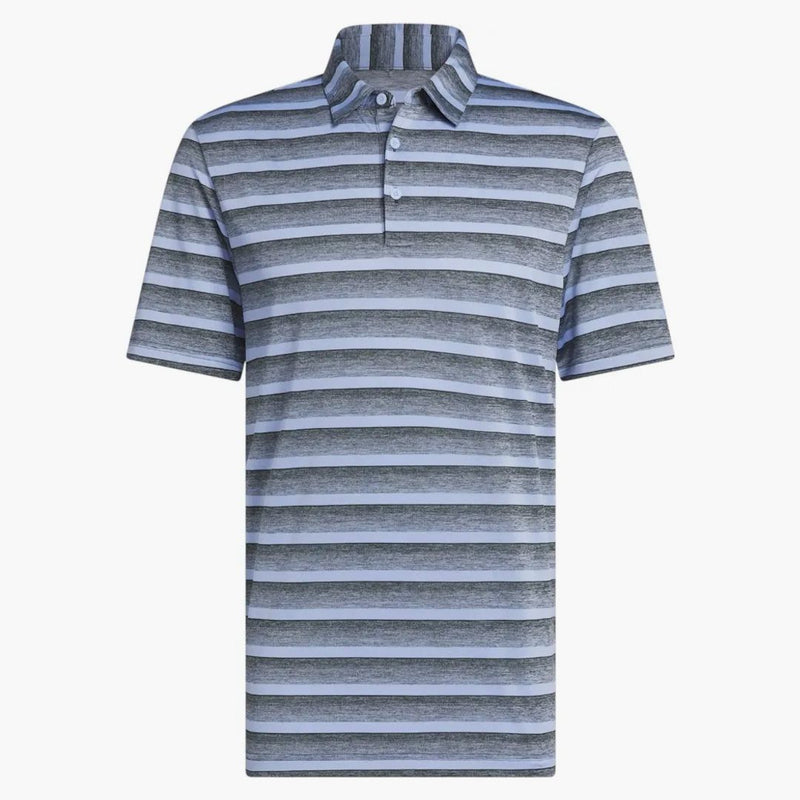 Adidas -color pruhovaná polo košile černá/modrá jiskra