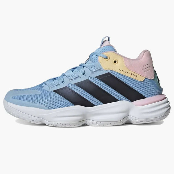 Adidas Court Stabil Indoor White Bright Royal (women's)