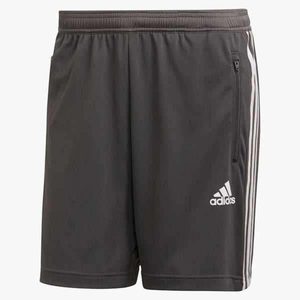 Adidas Designed To Move 3-stripes Shorts Grey Six/white