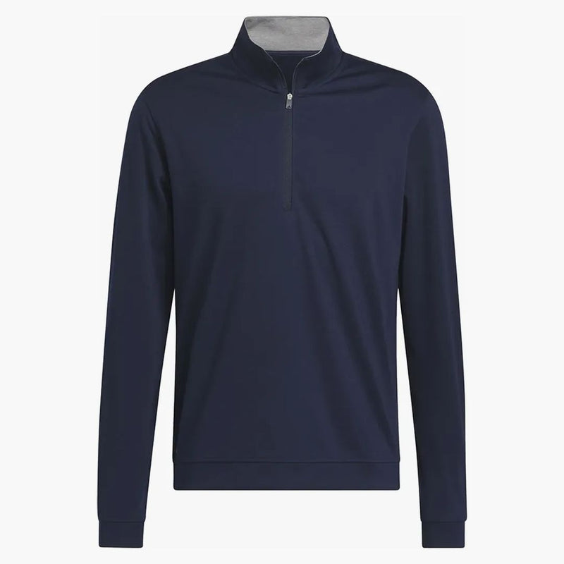 Adidas zvýšená golfová mikina kolektivní námořnictvo