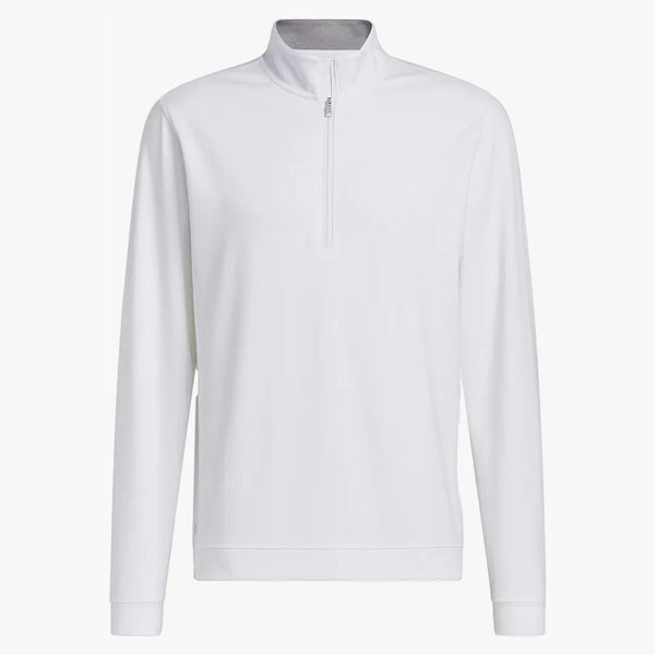 Adidas elevated golf sweatshirt white