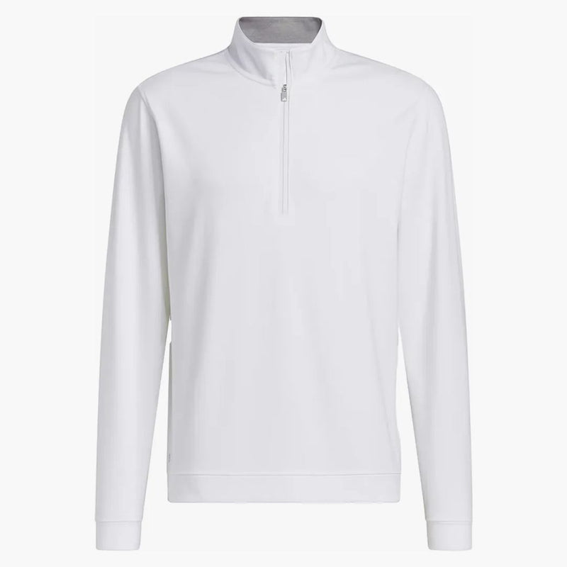 Adidas zvýšená golfová mikina bílá