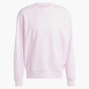 Adidas haftowana francuska bluza Terry'ego Clear Pink