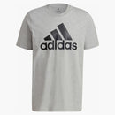 Adidas Essentials Big Logo Tea Medium Grey Heather/Black