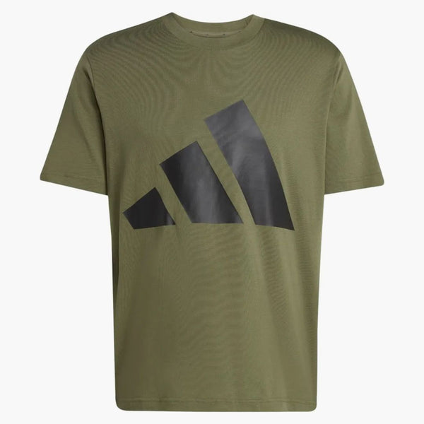 Adidas Essentials Big Logo Tee Olive Strata/black