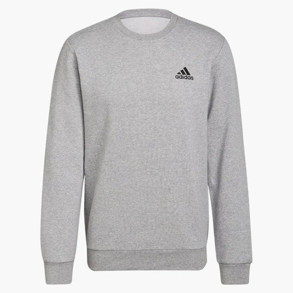 Mikina adidas essentials Fleece Střední šedá heather/černá