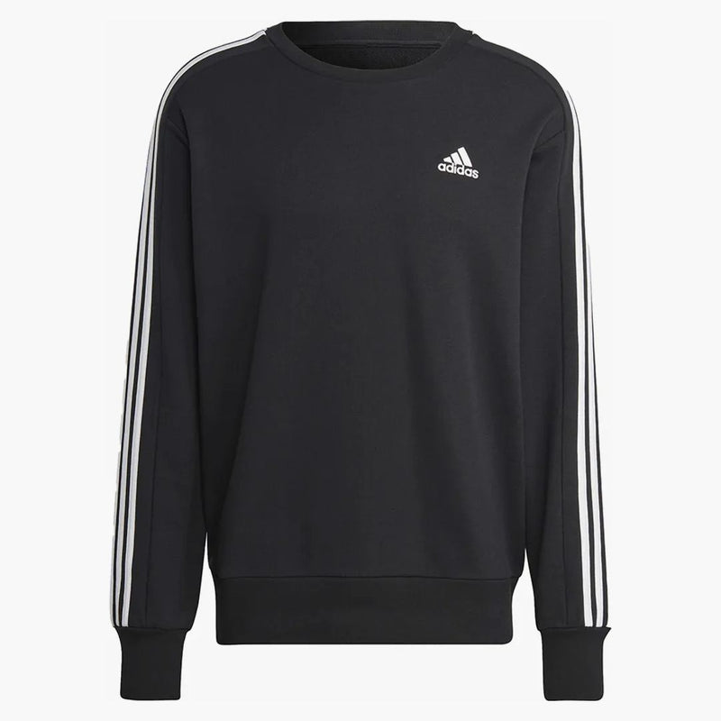 Adidas Essentials French Terry 3-Stripes mikina černá