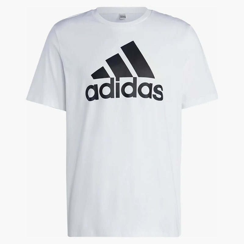Adidas Essentials Single Jersey Big Logo Tea White White