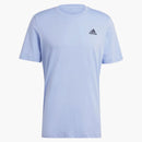 Adidas Essentials Single Jersey Hafted Mała Logo T-Shirt Blue Spark