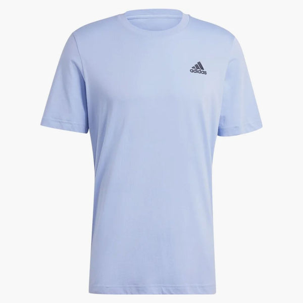 Adidas Essentials Single Jersey Embroidered Small Logo T-shirt Blue Spark