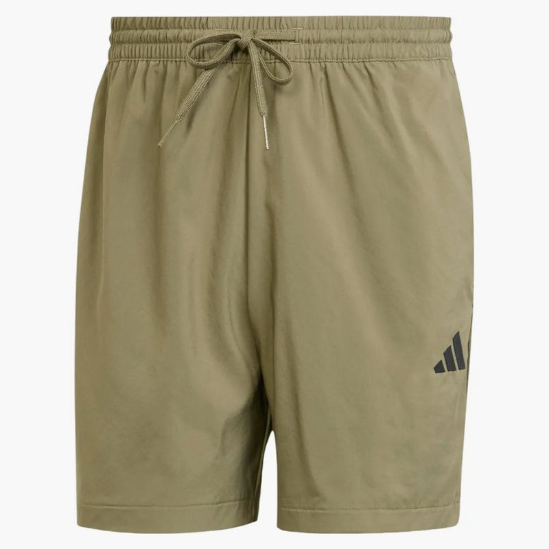 Adidas essentials small logo chelsea shorts olive stra/black