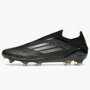 Adidas F50 Elite Laace FG Core Black Iron Metallic Gold Metallic